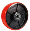 Bánh PU lõi gang<br>鐵芯聚氨酯(Round Shape)