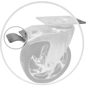 Total Lock Brake with Long Pedal