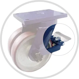 Swivel W/KD Lock Brake